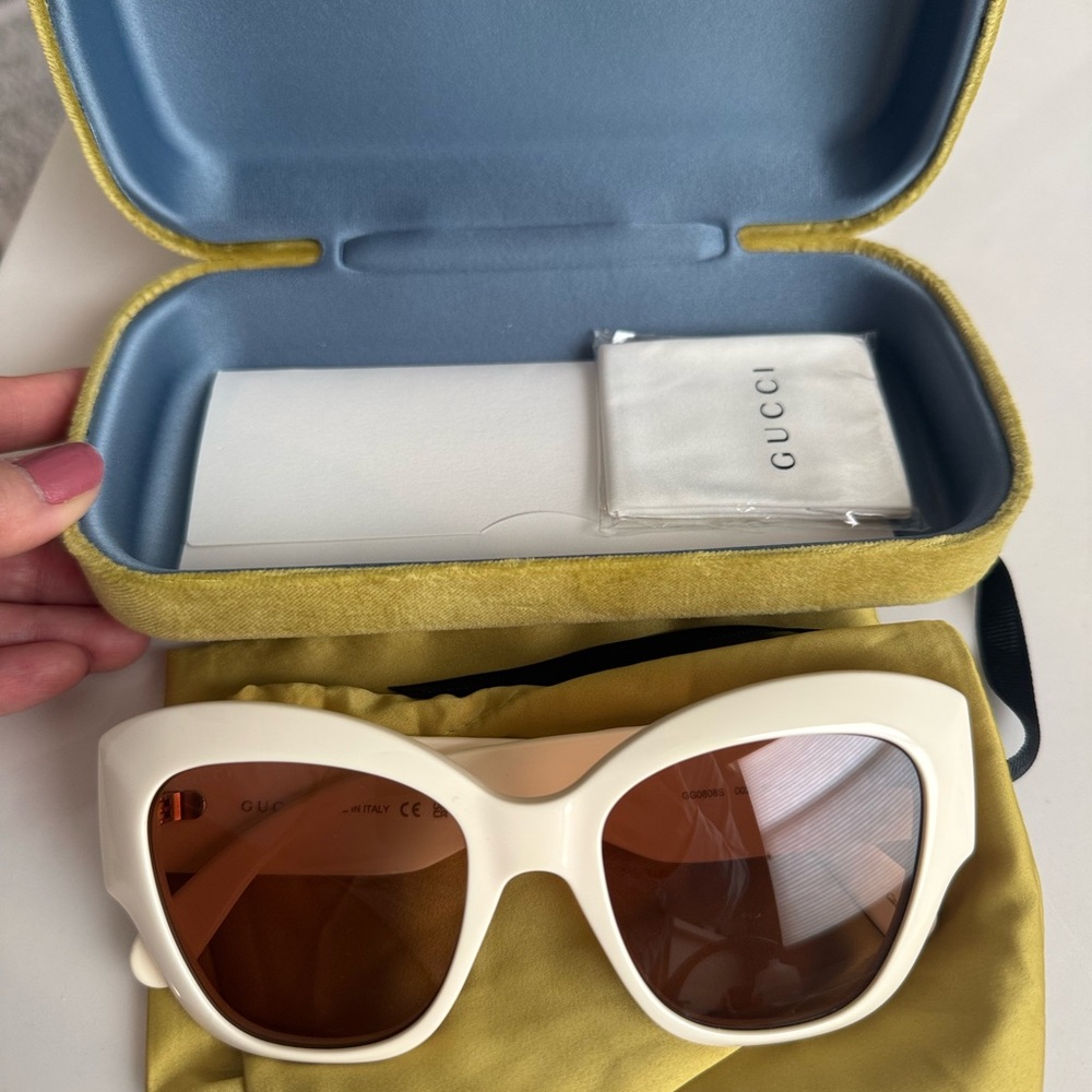 Gucci Women's Ivory Sunglasses